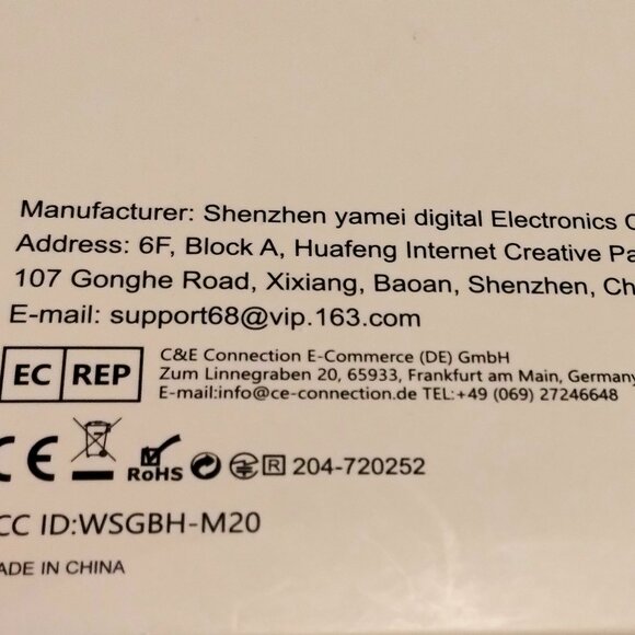 YAMAY Wireless Bluetooth Foldable Headset with Microphone - Black (BH-M20) - Picture 4 of 5